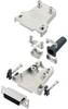 TRU COMPONENTS TCDTZF15HDS26K 7708588 Kit embase SUB-D femelle 180 ° Nombre de pôles: 26 fût à souder 1 pc(s)