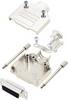TRU COMPONENTS TCMHDM15DBSK 7708732 Kit embase SUB-D femelle 180 ° Nombre de pôles: 15 fût à souder 1 pc(s)