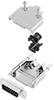 TRU COMPONENTS TCDTPKM15DBPK 7708812 Kit embase SUB-D mâle 180 ° Nombre de pôles: 15 fût à souder 1 pc(s)