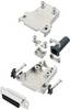 TRU COMPONENTS TCDTZF15DBSK 7708912 Kit embase SUB-D femelle 180 ° Nombre de pôles: 15 fût à souder 1 pc(s)