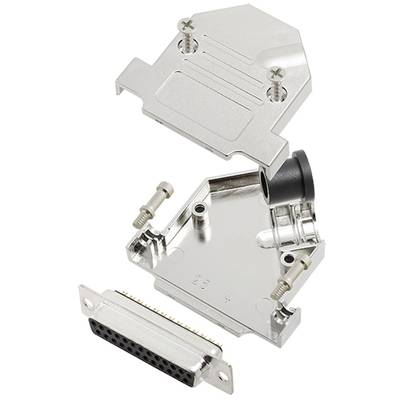 TRU COMPONENTS TCD45NT25MDMSK 7708928 Kit embase SUB-D femelle 45 ° Nombre de pôles (num): 25 fût à souder 1 pc(s)