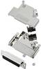 TRU COMPONENTS TCD45PKM25HDS44K 7708980 Kit embase SUB-D femelle 45 ° Nombre de pôles: 44 fût à souder 1 pc(s)