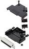 TRU COMPONENTS TCD45PKP25DMSK 7709020 Kit embase SUB-D femelle 45 ° Nombre de pôles: 25 fût à souder 1 pc(s)