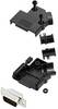 TRU COMPONENTS TCD45PKP09DMPK 7709240 Kit embase SUB-D mâle 45 ° Nombre de pôles: 9 fût à souder 1 pc(s)