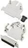 TRU COMPONENTS TCDTNT25MDMPK 7709420 Kit embase SUB-D mâle 180 ° Nombre de pôles: 25 fût à souder 1 pc(s)