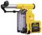 Embout d'aspirateur jaune avec filtre HEPA intégré et tube télescopique noir. La marque 'DeWALT' est visible.