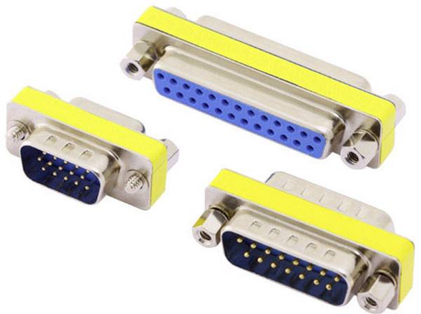 TRU COMPONENTS série Adaptateur [1x SUB-D mâle 15 pôles - 1x SUB-D mâle 15 pôles]