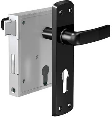 Basi 9900-0003 Serrure à pêne  argent
