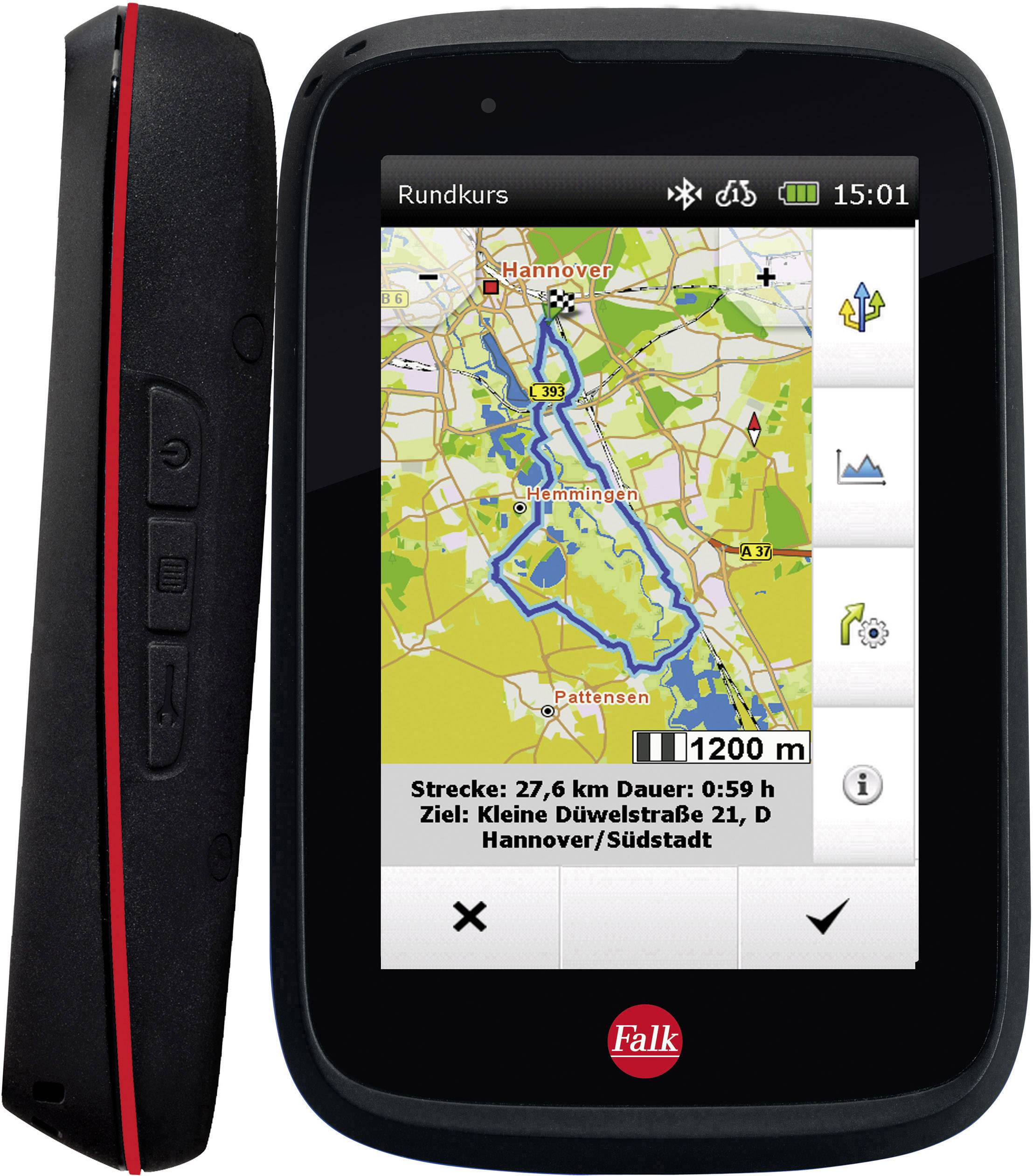 GPS de vélo Falk Tiger Evo Europe protection anti