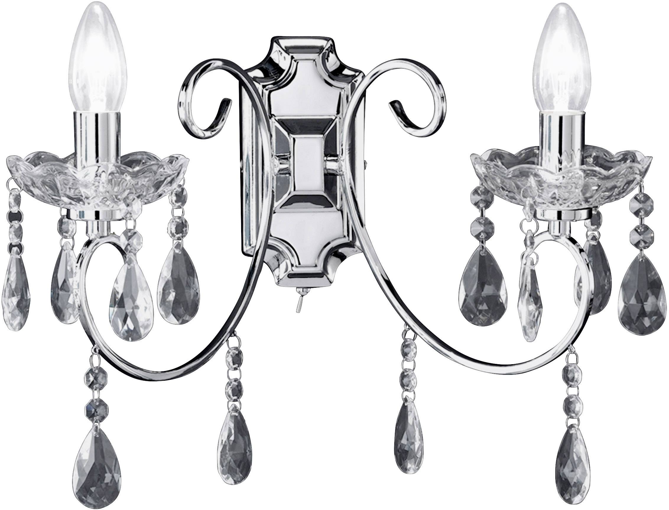 WOFI Arizona 4225.02.01.0000 Applique E14 80 W LED chrome-1