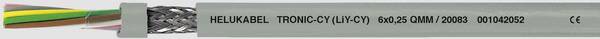 HELU 20003-500 Câble de données LiYCY 4 x 0.14 mm² gris 500 m