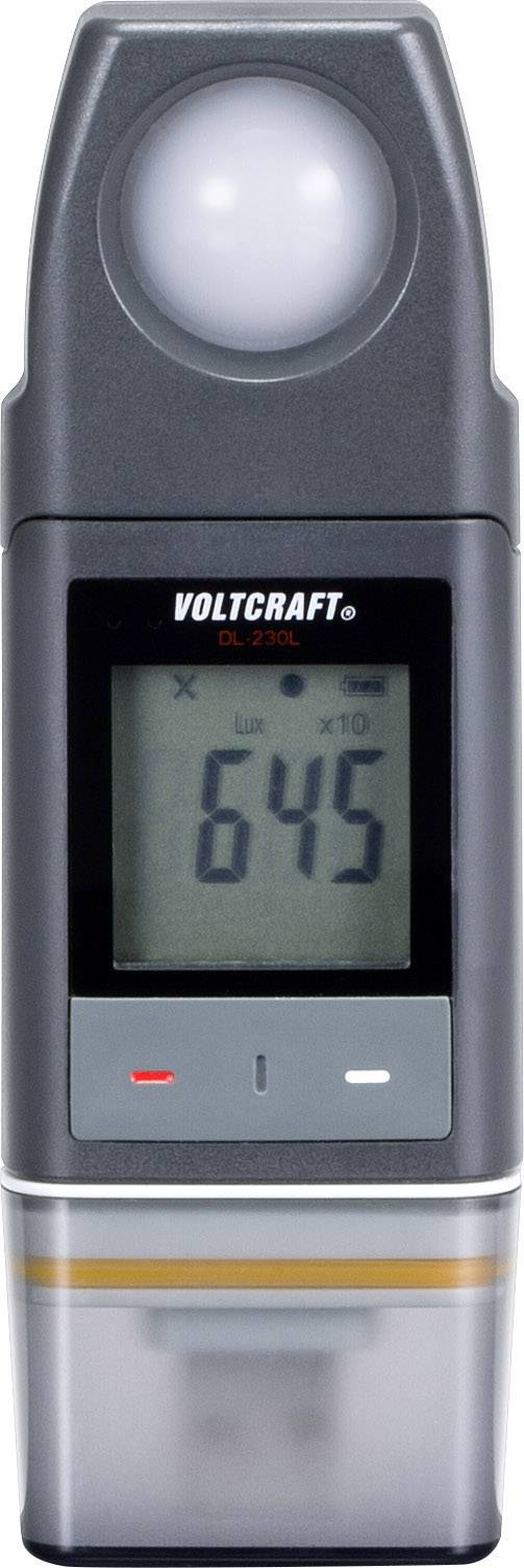 Enregistreur de données (lux) VOLTCRAFT DL-230L Valeur de mesure intensité d'éclairage fonction PDF
