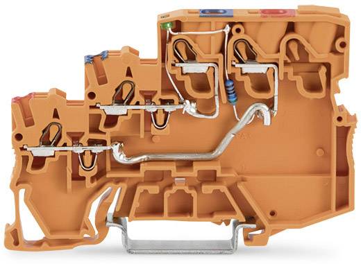 WAGO 2000-5352/1102-953 Bloc de jonction pour capteur à 3 étages 7 mm Push-In orange 15 pc(s)