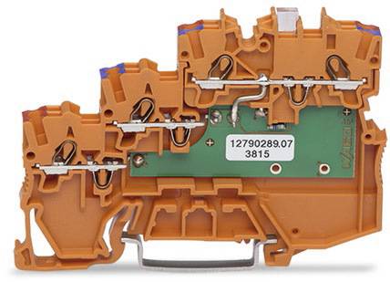 WAGO 2000-5372/1102-953 Bloc de jonction pour capteur à 3 étages 7 mm Push-In orange 15 pc(s) Piece