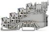 WAGO 2020-5417 Borne pour capteurs, 4 conducteurs 7 mm Push-In gris 50 pc(s)