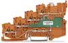 WAGO 2020-5477/1102-953 Borne pour capteurs, 4 conducteurs 7 mm Push-In orange 15 pc(s)