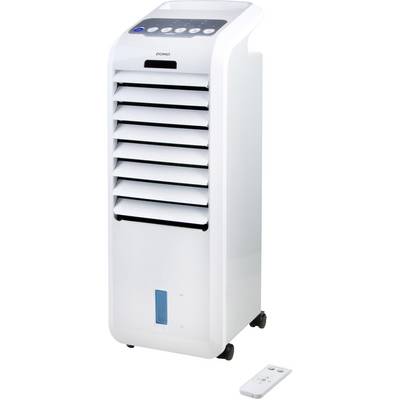 DOMO DO153A Refroidisseur d'air 55 W (L x l x H) 28.3 x 25.3 x 71.5 cm blanc affichage LED, avec télécommande, oscillant-0