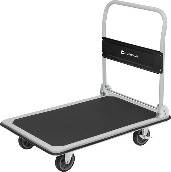 Chariot à main TOOLCRAFT  2303575  pliable, avec système de blocage acier, PP, Polyuréthane thermoplastique  Charge max: 150 kg