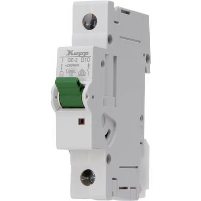 Kopp 721002008 Disjoncteur monophasé 10 A 230 V, 400 V-0
