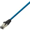 LogiLink CQ8026S RJ45 Câble réseau, câble patch CAT 8.1 S/FTP 0.50 m bleu sans halogène 1 pc(s)