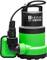 Pompe à eau verte avec poignée noire et inscription noire 'ZIPPER ZI-CWP400', adaptée pour le pompage de l'eau.