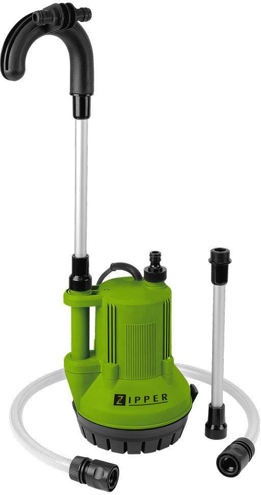 Pompe à eau verte avec tuyaux et raccords, adaptée pour une utilisation dans des dispositifs de jardin destinés à l'acheminement et à la distribution d'eau.