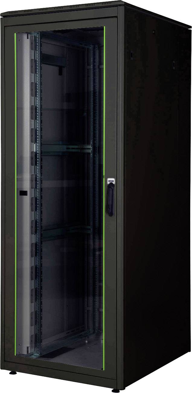 Digitus DN-19 47U-8/10-B-1 Armoire baie de brassage 19" (l x H x P) 800 x 2244 x 1000 mm 47 UH noir, noir (RAL 9005)