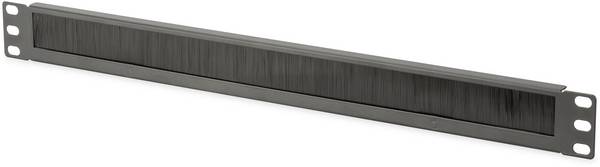 Digitus DN-97661 19 pouces Brosse passe-câbles 1 UH noir, noir (RAL 9005)