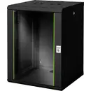 Digitus DN-19 16U-6/6-SW Boîtier mural 19" (l x H x P) 600 x 820 x 600 mm 16 UH noir, noir (RAL 9005)