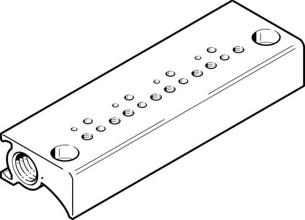 FESTO Bloc de raccordement 197197 MHP1-P4-2  0 à 8 bar