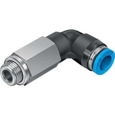 FESTO Raccord fileté enfichable 186134 QSLL-G3/8-10 Filetage extérieur: G3/8" 1 pc(s)-0