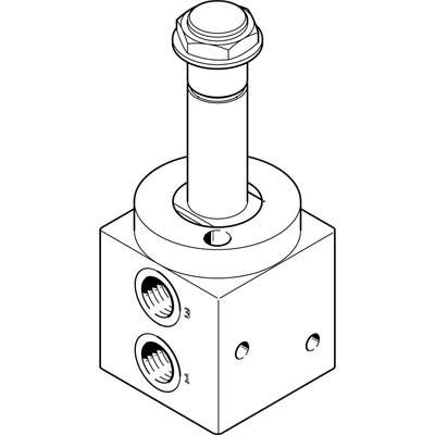 FESTO Soupape à aimant 4514998 VOFD-L50T-M32-MN-N14-10-F10 Matériau du boîtier aluminium Matériau isolant NBR 1 pc(s)