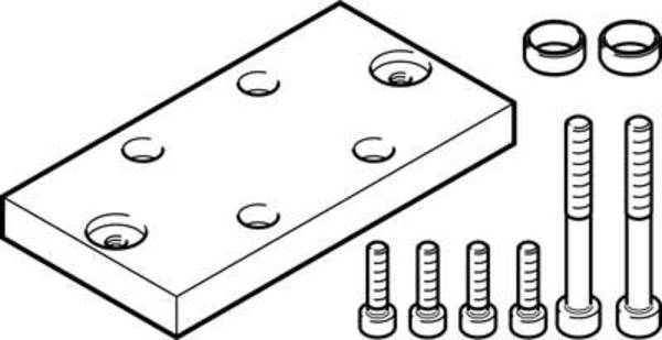 FESTO Kits adaptateurs DHAA-D-E2-40-Q11-35-E 2328827 1 pc(s)