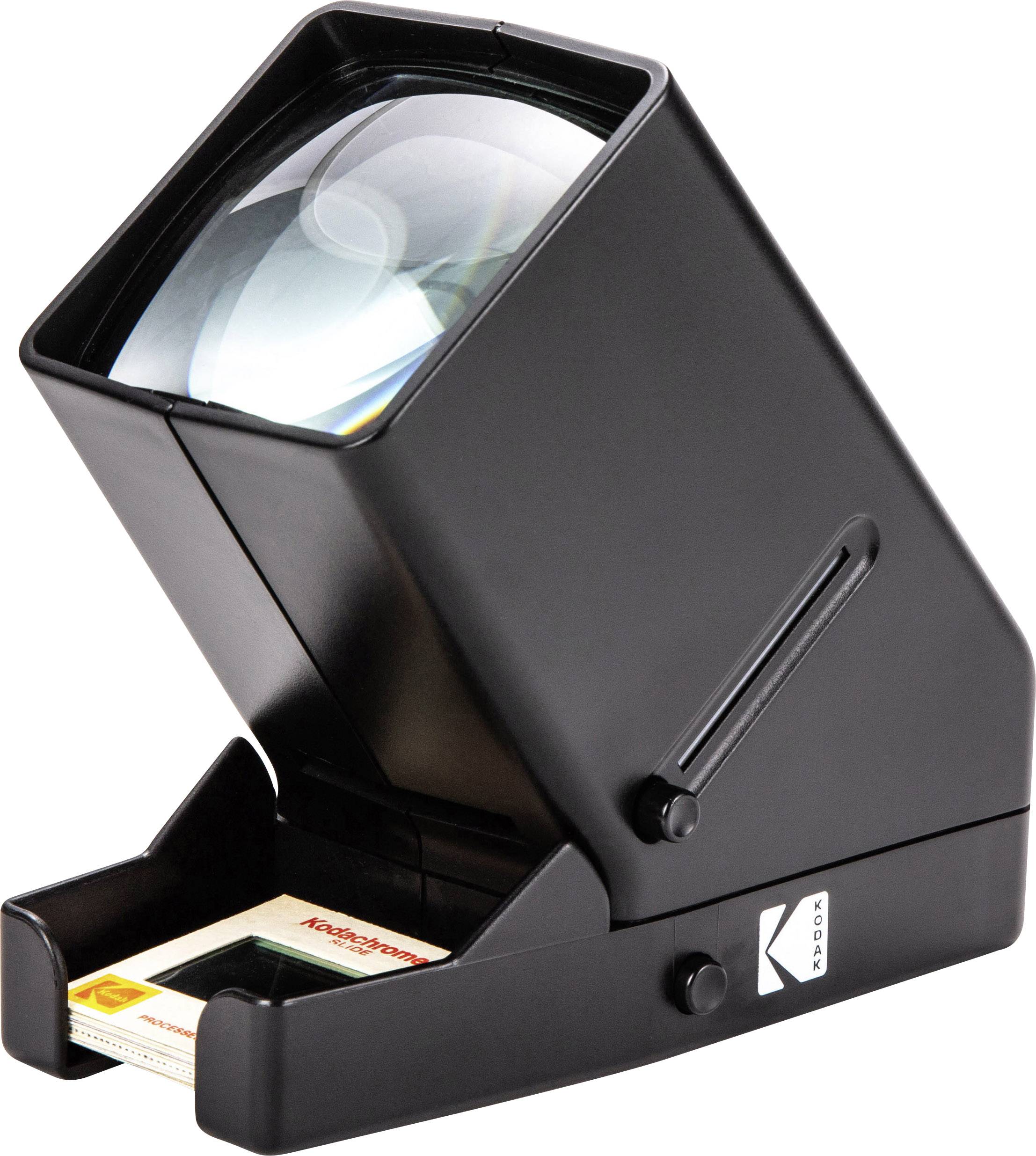 Visionneuse Kodak 35mm Slide Viewer grossissement x3, éclairage LED, fonctionnement à pile/accu possible
