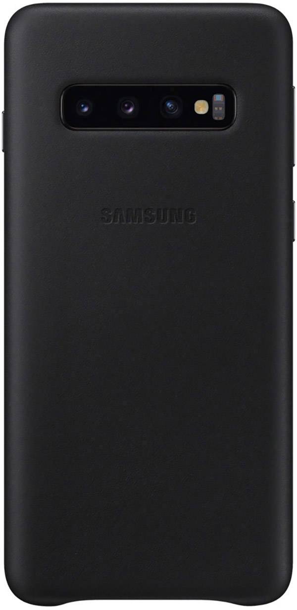 Coque pour Samsung Galaxy S10 en Cuir Compatible avec Charge Sans Fil