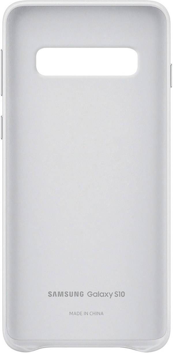 Coque Rigide en Cuir Samsung EF-VG973LW pour Galaxy S10-1
