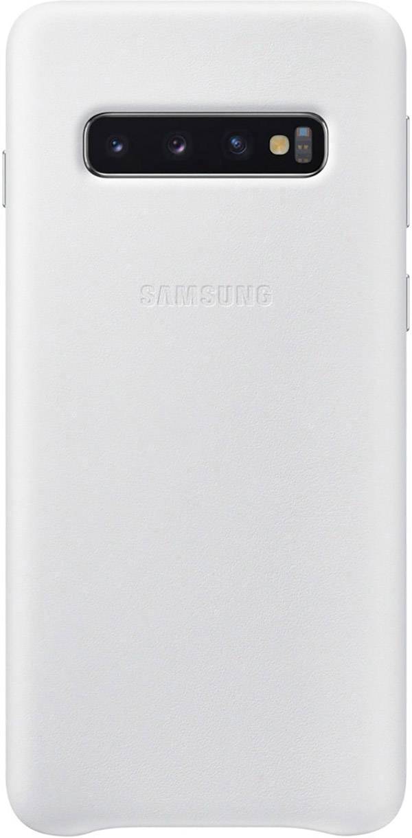 Coque Rigide en Cuir Samsung EF-VG973LW pour Galaxy S10-0