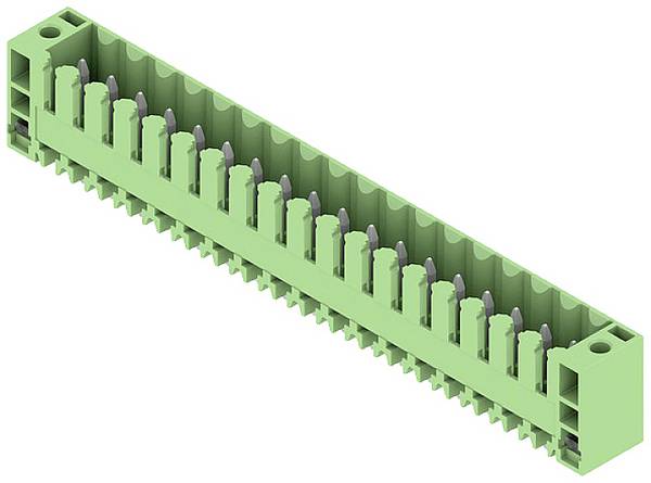 Weidmüller 1467970000 Connecteur de circuit imprimé Nombre total de pôles 18 Nbr de rangées 1 20 pc(s)