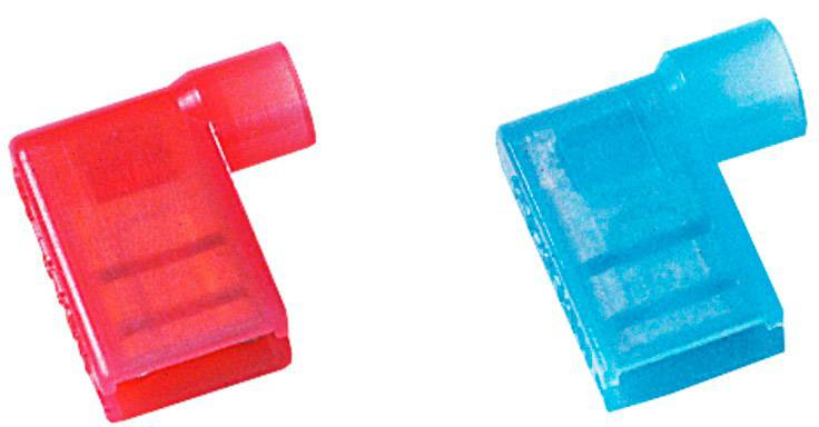Cosse clip 6.3 mm x 0.8 mm Weidmüller WFSKHV/0,5-1,05 1491960000 entièrement isolé rouge 100 pc(s)