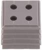 Weidmüller CABTITE SE 4/4.5 SML GY Insert d'étanchéité avec décharge de traction, fendu, sans halogène, ouvert, 4 compartiments, étanche Ø trou de fixation 4.5 mm Ø max. des bornes 4.5 mm TPE (mélange de caoutchouc inodore) gris clair 10 pc(s)