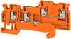 Weidmüller 2579580000 Bloc de jonction de passage 3.50 mm Push-In orange 100 pc(s)