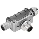 Distributeur et adaptateur pour capteurs/actionneurs Weidmüller SAI-T-5-M12/M12 B-COD 1057940000 M12 Adaptateur forme Y