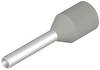 Embout simple d'extrémité de câble Weidmüller H0,75/16DS GR 2091010000 0.75 mm² x 10 mm partiellement isolé gris 500 pc(s)