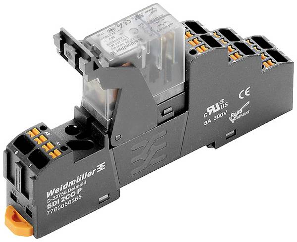 Weidmüller DRIKITP 24VDC 2CO LD Module relais  Tension nominale: 24 V/DC Courant de commutation (max.): 5 A 2 inverseurs (RT)  10 pc(s)