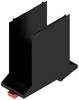 Weidmüller CH20M45 B BK/RD 2010 2555110000 Boîtier universel 45 x 109.3 x 108 plastique 6 pc(s)
