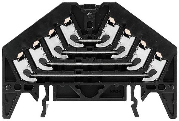 Weidmüller 1173820000 Connecteur sous-répartiteur 9.20 mm Push-In noir 20 pc(s)