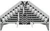 Weidmüller 1173850000 Distributeur de potentiel 9.20 mm Push-In gris 20 pc(s)