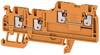 Weidmüller 2579610000 Bloc de jonction de passage 3.50 mm Push-In orange 100 pc(s)
