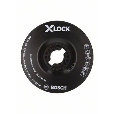 Plateau de ponçage Bosch X-LOCK, 125 mm, souple Bosch Accessories 2608601714    