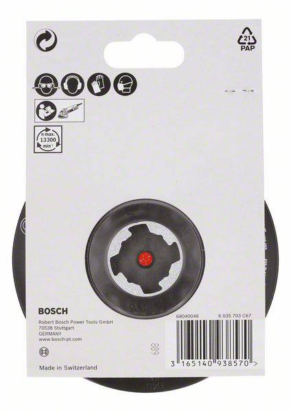 Emballage d'une lame de scie Bosch, présentant le produit et les informations de marque. Comprend des symboles indiquant la compatibilité et l'application.